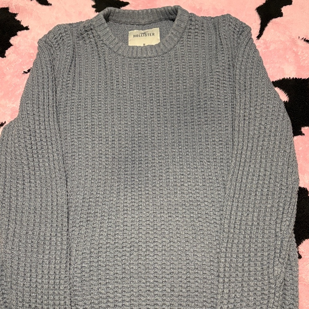 Hollister Charcoal Knit Pullover